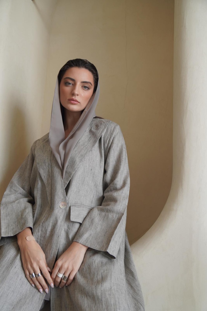 Signature Linen Jacket Beige (R5)