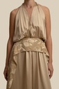 Soft Petal Sand Dress