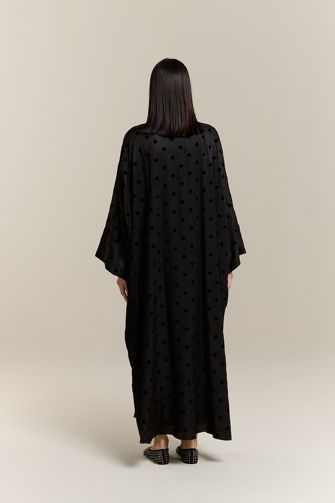 Velvet Polka Black  RTW