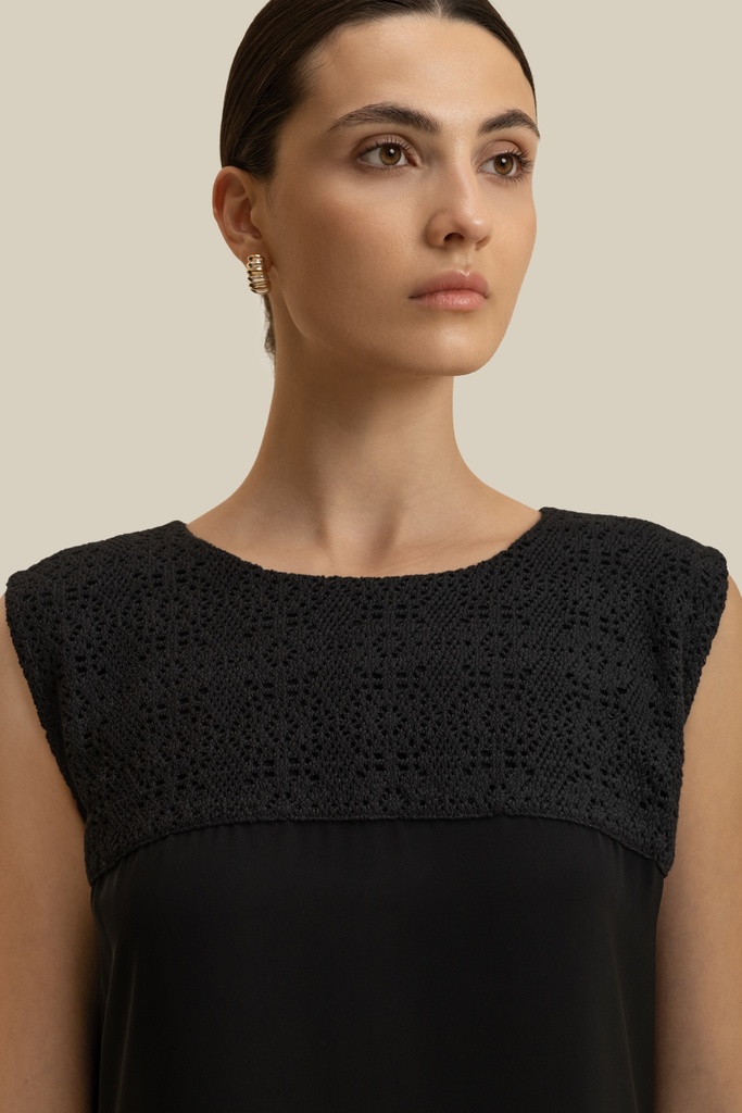 Woven Black Dress RTW