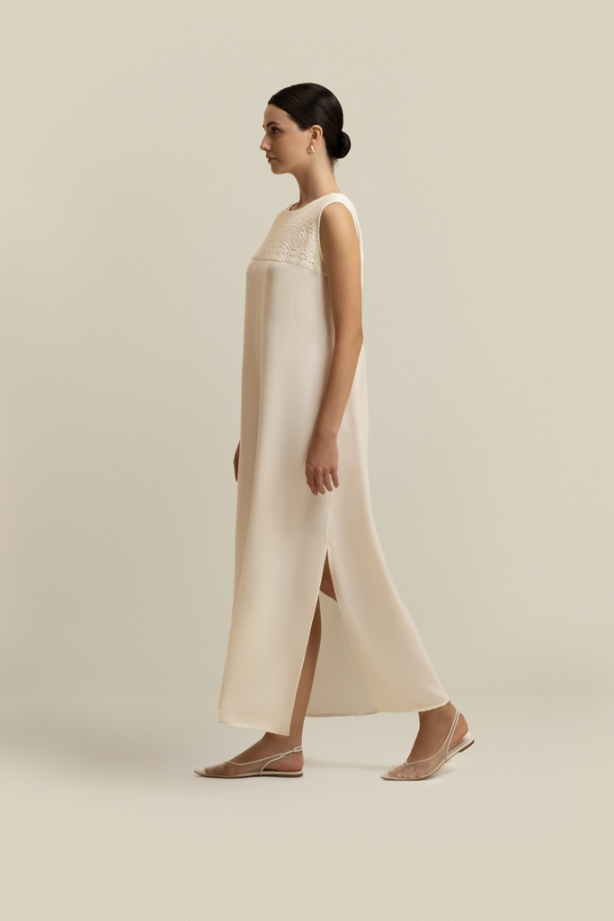 Woven White Dress RTW