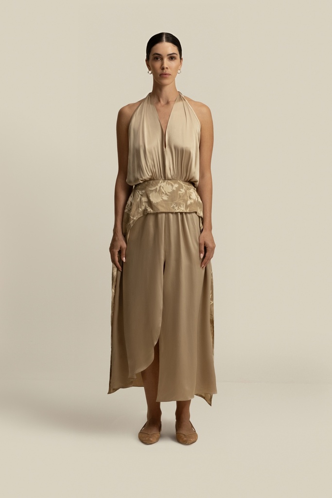 Soft Petal Sand Dress (S)